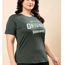 THEFITTHEORY Typography Printed Round Neck Regular Fit T-shirt-picture-28
