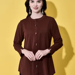 FUTURO Women Solid Round Neck Top-picture-4
