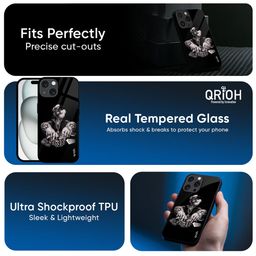 QRIOH Quirky Printed iPhone 14 Pro Back Case Mobile Accessories image 3