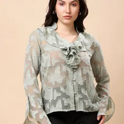 T TRYON ULTIMATE Flutter Sleeve Top-image-62