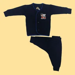 INFERNO Infants Pack Of 5 Striped Combed Cotton Thermal Set-27