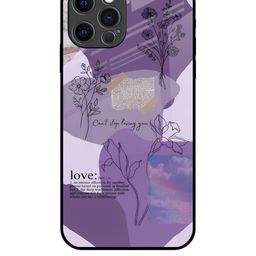QRIOH Floral Printed iPhone 12 Pro Back Case Mobile Accessories-image-33