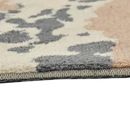 PRESTO Beige & Grey Abstract Printed Rectangular Carpet image 2