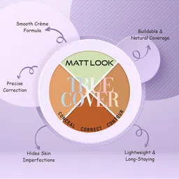 MATTLOOK True Cover Conceal-Correct & Contour Palette - Whipped Cream 03 image 3