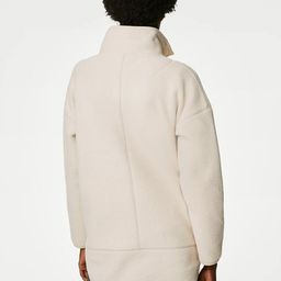 Marks & Spencer Mock Collar Longline Tailored Jacket image 5