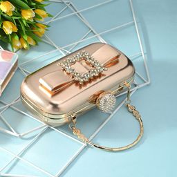 Sangria Bucckle Diammond Capsule Clutches-image-41