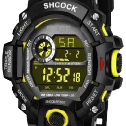 Hala Men Solid Round Tang Regular Digital Watch image 3