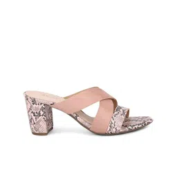 Inc 5 Printed Open Toe Block Heels image 4