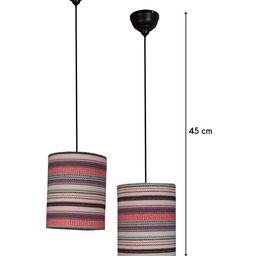 Grated Ginger Mulicolored Set of 2Ceiling Lamps image 2