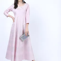 Vishudh Ethnic Motifs Printed A-Line Maxi Dress-image-68