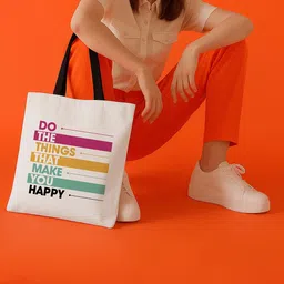 ARTBUG Printed Shopper Tote Bag-image-44
