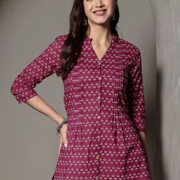 JANAKDULARI CREATION Floral Print Cotton Top-image-60
