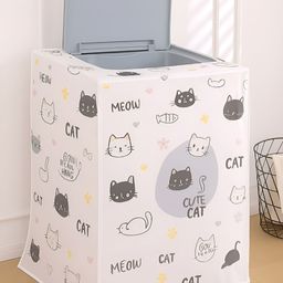 HOKIPO White & Black Printed Waterproof Fully Automatic Top Load Washing Machine Cover-picture-14