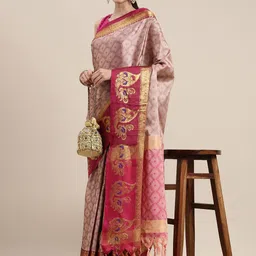 LeeliPeeri Designer Woven Design Zari Silk Cotton Designer Saree-picture-19