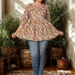 Vaidiki Floral Printed Maternity Top-picture-27