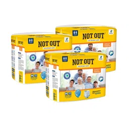 Not Out Set Of 3 3D Core Technology Diapers - 10 Pieces Each - M-28