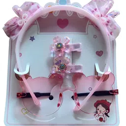 BAESD Girls Set of 4 Hairband Sunglass With Hairclips-17