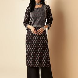 SZN Women Floral Printed Square Neck Floral Kurta-picture-20