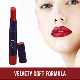CVB Red Lip Lock No Transfer Lipstick Full Coverage Cruelty Free CVB-C63-01-Dry Chilly image 5