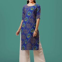 Ethnic basket Women Multicoloured Kurtas-picture-29