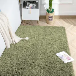 LUXEHOME INTERNATIONAL Green Solid Anti-Skid Other Carpet-12