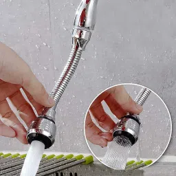 shivarth Turbo Flex Kitchen Sink 360 Degree Rotating Water Extender ( Pack of 1 ) Faucet Nozzle image 2