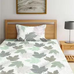 KLOTTHE Unisex Set of 2 Printed Single Bedsheet with 2 Pillow Covers image 5