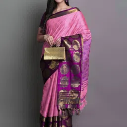 KALINI Ethnic Motifs Zari Saree-picture-15