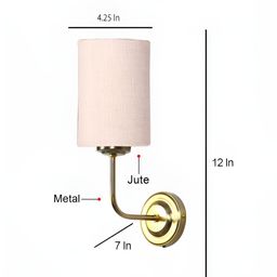 Aura White Traditional Cylinder Shaped Wall Lamp-image-49