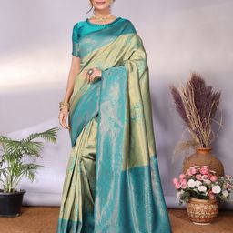 AVANTIKA FASHION Woven Design Zari Pure Silk Banarasi Saree-image-38