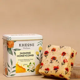 Kheoni Jasmine Honeycomb Artisinal Beeswax Soap 100g-14