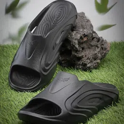 BERSACHE Men Self Design Rubber Sliders-picture-32