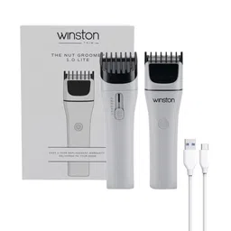 WINSTON WNG-103 Set Of 2 Nut Groomer 1.0 Lite Rechargeable Waterproof Trimmer- Grey-22
