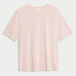Marks & Spencer Women Solid Oversized T-shirt-image-70