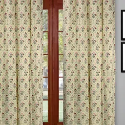 Dekor World Multicoloured Set of 2 Long Door Curtain-54