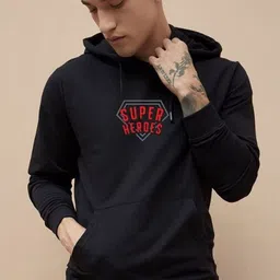 URBANICE Men Graphic Printed Hooded Sweatshirt-picture-38
