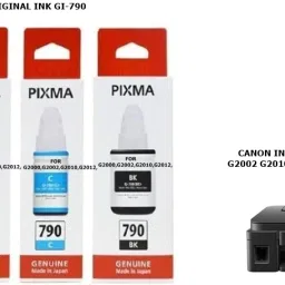 Pixma CANON PIXMA ORIGINAL INK SUITABLE FOR G2000 G2002 G2010 G2012 Ink Tank printer Black + Tri Color Combo Pack Ink Bottle-image-84