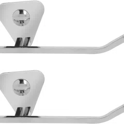 AISI 304 Stainless Steel Towel Ring Napkin Stand Towel Holder Napkin Ring Towel stand Cloth Hanger Modern Bathroom Accessories (Chrome Finish, Anti Rust) 9.8 inch 1 Bar Towel Rod-image-88