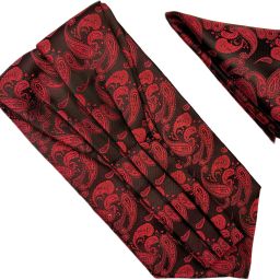 VOICI Mens Ascot Necktie and Pocket Square Cravat-picture-18