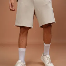 highlander Solid Men Beige Regular Shorts-picture-15