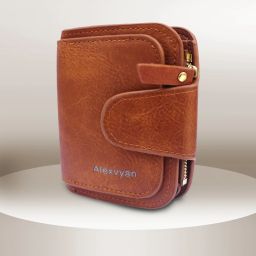 Women Brown Genuine Leather Wallet - Regular Size-image-73