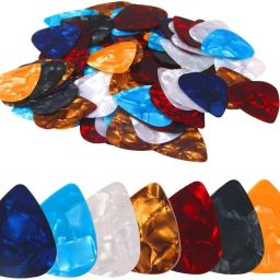 20pcs Celluloid Guitar Picks, Guitar Plectrum 0.46mm Gauges Use for Guitar Guitar Pick-image-67