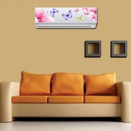 20 cm Air Conditioner Rose With Butterfly Sticker-183 Self Adhesive Sticker-image-75