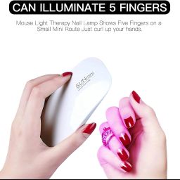 jiban Sun Mini LED UV Nail Polish Dryer, Mini Fordable Nail Lamp Nail Polish Dryer-image-14