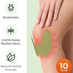 Knee Pain Relief Patches for Instant Relief | Natural Herbal Knee Support-image-1