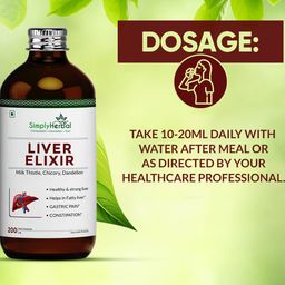 Simply Herbal Super Liver Elixir For Improving Metabolism & Digestion - 200 ml image 4