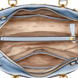 GUESS Snakeskin Textured Structured Handheld Bag image 5