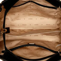 GUESS Chevron Woven Design Structured Handheld Bag image 2