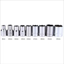 shopzia 10 pcs 1/2 Socket Wrench Spanner Set Automobile Repair Tool Box Precision Sleeve Wrench high Quality Socket Set image 4