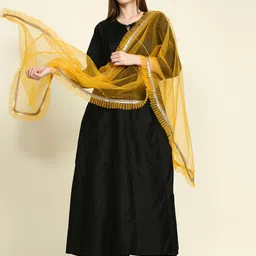 Dupatta Bazaar Sequins Embroidered Net Dupatta image 2